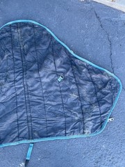 Schneiders SuperQuilt Adjusta-Fit Horse Blanket 60in x 40in Green Padded Stable