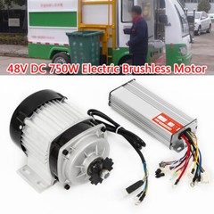 48V Electric Brushless Scooter Motor Kit Go Kart Gear Reduction ATV w/Controller