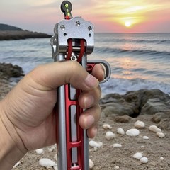 Full Metal Repeat Pocket Slingshot Comes with 1 Magazine 5 Bandsets Model C