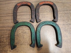 4 Double Ringer 2-1/2 Lb Pitching Horseshoes
