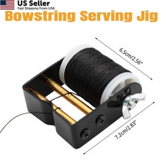 Luoyer Archery Bowstring Serving Thread and Jig Set Black