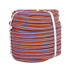 1/2 «x 100/150’12 Strand Braided Rope (Blue,Orange) Tensile Strength 8000 Pounds