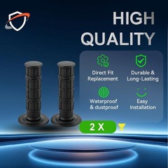 7/8″ 22mm & 24mm Motorcycle Hand Grips Replacement for All Off Road ATV Dirt …