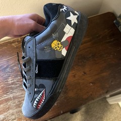 Vintage Size13 Men’s Osiris Serve “OG Aviator Flying Tiger” Skate Shoes – Used