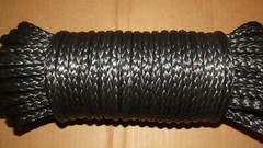 NEW 3/8″x 70′ Dyneema Winch Line, Synthetic Pulling Rope, 12-Strand Braid