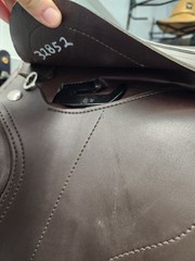 Close Contact, English Saddle, Dark Brown, 16.5, hardly used