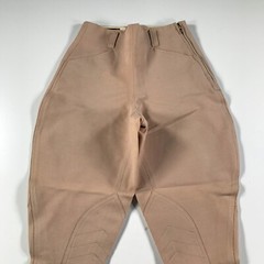 Vintage Equestrian Jodhpurs Size 22 Brown Equi-Stretch Cotton Blend Japan Made