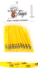 Tonys 3» Archery Vanes All New Super Wave Vane Yellow 50PK TNYSWVY3343H