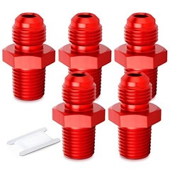 PCS 6AN Male Flare to 3/8″ NPT Male Pipe Fitting Straight 6AN-3/8″NPT 5