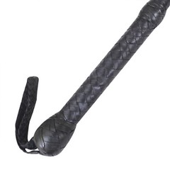 Black Kangaroo Leather BULL WHIP 04 to 16 Feet Long 16 Plaits Indiana Jones Whip
