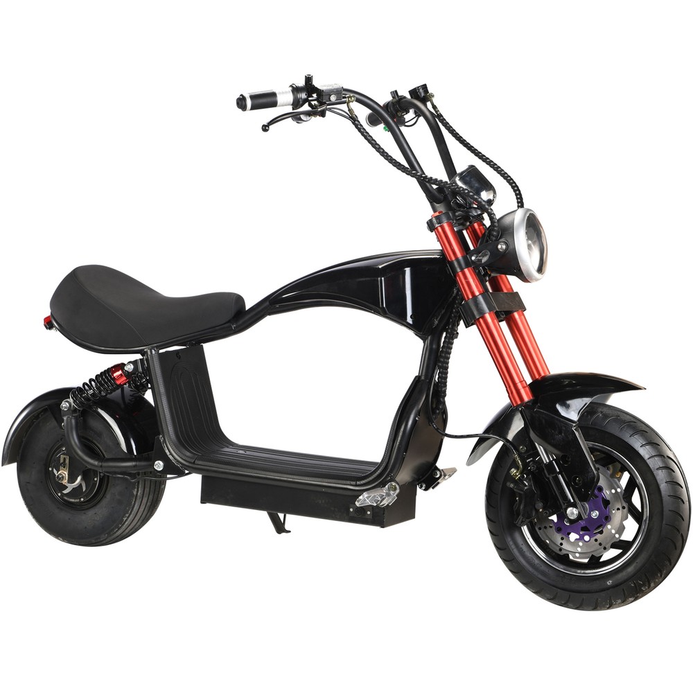 MotoTec Mini Lowboy 48V 800W Lithium Stylish & Powerful Black Electric Scooter