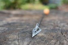 FSFF 3-Blade Carbon Fiber Razor Dart, 12 pack, 0.84” widest sharpest broadhea…