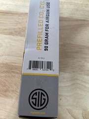 SIG SAUER AIRGUNS 90 Gram CO2 Cylinders (AC-90-2) PACK OF TWO (2)