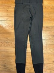 Tuffrider Breeches set of 2 pair 28R. Ribbed with knee patch. Tan, Charcoal