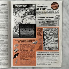 Vintage Skate Central Skateboard Catalog Fall 1988 Santa Cruz Natas Grosso Hosoi