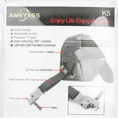 Archery Release Aids Wristband Caliper Strap Trigger Compound Bow Taeget Hunting