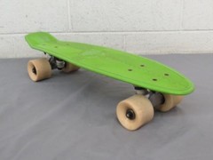Yocaher Punked City Cruiser New York Skateboard Molded Green Plastic Skateboard