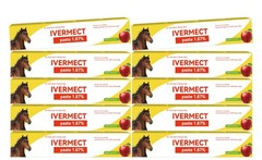 10 Pack— New Paste Wormer Horse Dewormer Apple Flavor US Free Shipping