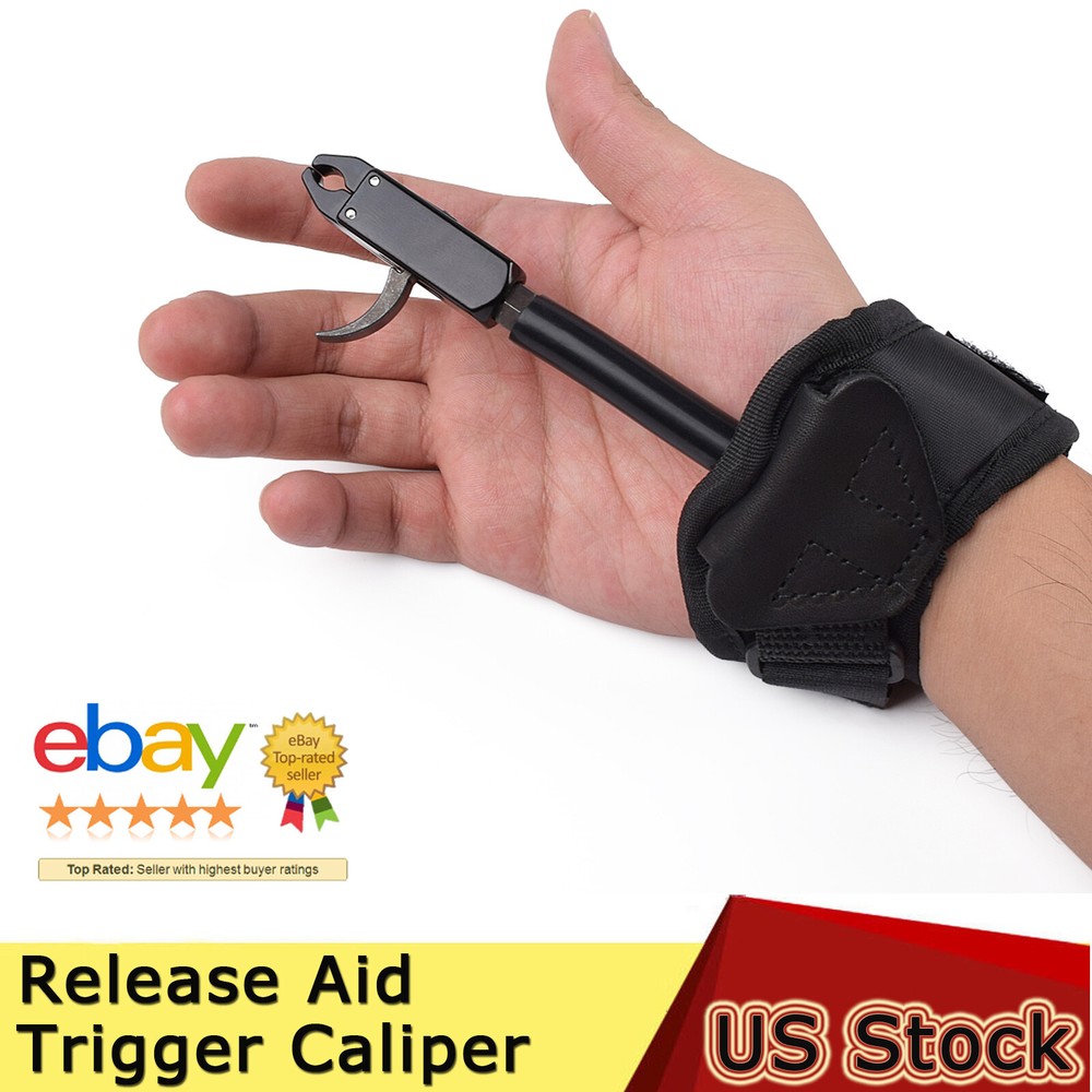 Archery Caliper Release Aid Trigger Wrist Strap for Adult Compound Bow Shooting