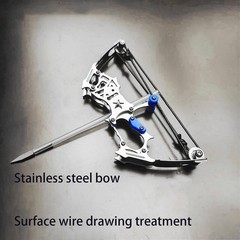 Mini Archery Bow Set Right Hand Mini Compound Bow Mini Hunting Bow Metal Mate…