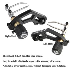 Archery Hunting Arrow Rest Adjustable Compound Bow Launcher Target Right Left US