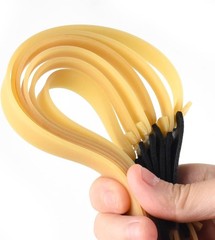 10 Pack Flat Rubber Bands 2.0mm Thick Elastic Slingshot Replacement for Hunting