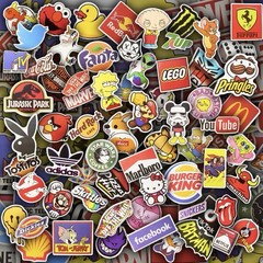 (2 Pack) Random Sticker Pack Mystery Phone Laptop Etc. (2 Stickers)