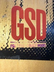Vintage 1988 Tracker Gary Scott Davis GSD Eye See Pterodactyls Skateboard Deck