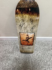 10 Years Band Autographed Signed Skateboard