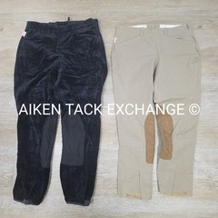 BARGAIN BUNDLE: Tailored Sportsman Knee Patch Side Zip Breeches (Read Desc.)