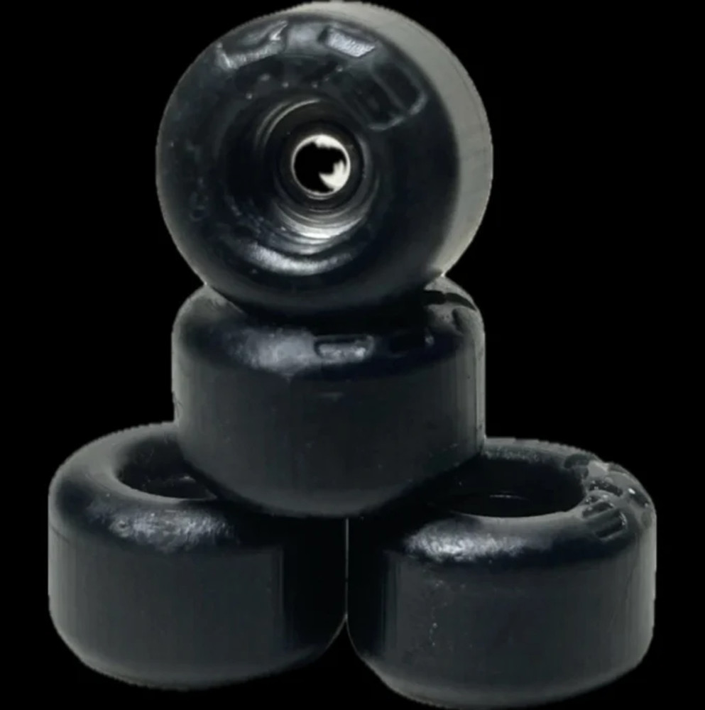 Bloob Pro Fingerboard Wheels Abec5 Black 7.6mm