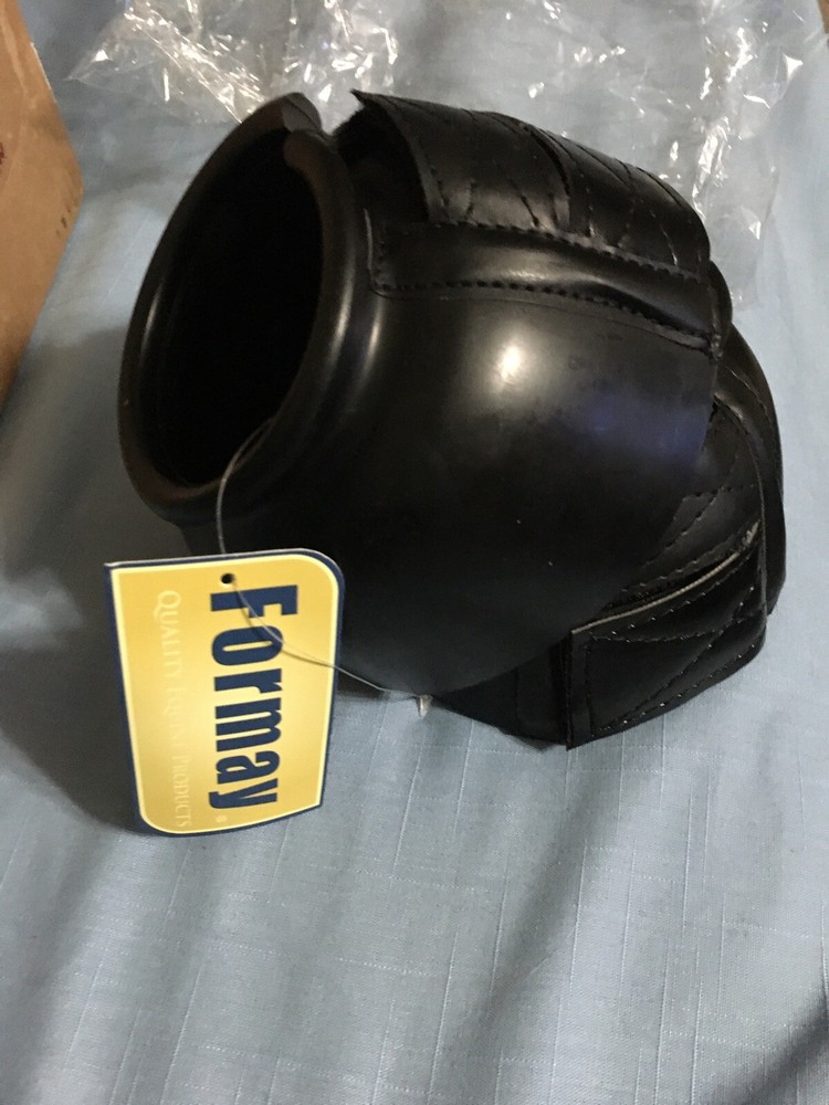 🆕1 Set Of 2 Formay Double Closure Rubber Smooth Size M Black