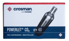 Crosman CO2 Cartridges 40 Cartridge Tank BB Pellet Airsoft Gun Gas12 Gram Bullet
