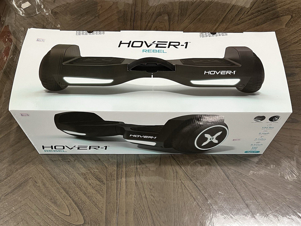 Hover-1 Rebel Black LED Headlights Bluetooth Speakers