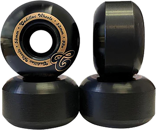 CADILLAC STREET 53MM 99A BLACK WHEELS SET