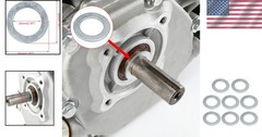 Durable Zinc-Coated Clutch Spacer Shim Set for Predator 212cc & 196cc Engines