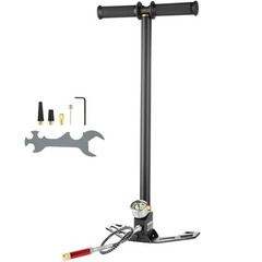 VEVOR 3 Stage PCP 4500PSI Air Gun Rifle Filling Stirrup Pump Hand Pump Pressure