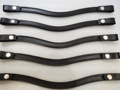 Leather Horse Snap Browband Empty Channel All Sizes & Shapes (6,8 & 10mm).