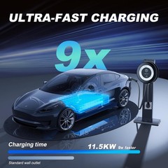 Level 2 EV Charger 11.5KW 50A Fast Home Charging 27.3ft