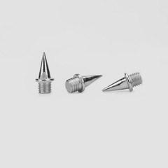 Nuolifee 1/2 Inch Track Spikes, 120 Pcs 12.7mm Alloy Steel Shoe Spikes Replac…