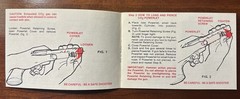 Crosman Original/Authentic PEACEMAKER 44/.177 Revolver Owner’s Manual – Rare