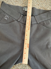 Riding Sport Dover Saddlery Women’s Size 30 Gray/Blue Knee Patch Riding Breeches