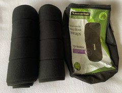 BACK on TRACK Pair of (2) No Bow 14″ Therapeutic Welltex Leg Wraps~Lightly Used