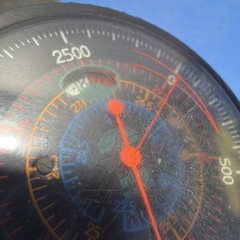 Vintage Thommen Switzerland Wrist Altimeter Barometer 19 Jewels Working
