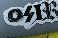 Osiris Skateboard Shoes Clear Black Graffiti Z3C Vintage Skateboarding STICKER