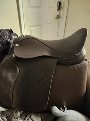 Close Contact, English Saddle, Dark Brown, 16.5, hardly used