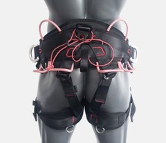 Climbing Half Body Harness Rope Arborist Saddle Tree Bridge Caving Rescue CE