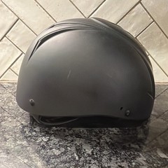 Ovation Black Equestrian Riding Helmet M/L 57-61 Adjustable Horseback Safety