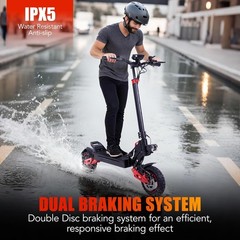 Freeboy J15max Electric Scooter 10» Offroad Tire 1600W 48V/18Ah E-Scooter 33mph