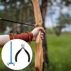 Archery Bow String Nocking Points Set T Square Ruler with D Loop Pliers for R…